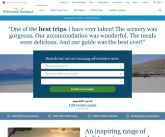 Wildernessscotland.com(Scotland's #1 Adventure Holiday Company) Screenshot