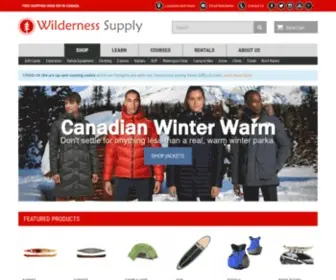 Wildernesssupply.ca(Wilderness Supply) Screenshot