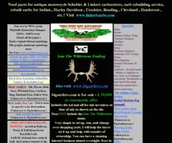 Wildernesstrading.com(Antlers) Screenshot