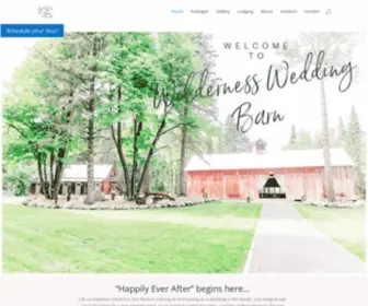 Wildernessweddingbarn.com(Wilderness Wedding Barn) Screenshot