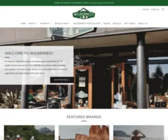 WildernestoutdoorStore.com(Specialty outdoor store located in the heart of Bainbridge Island + The Shop 310 Winslow Way) Screenshot