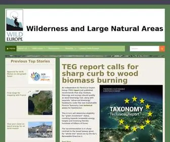 Wildeurope.org(Wild Europe) Screenshot