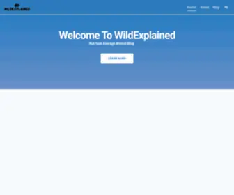 Wildexplained.com(Wild Explained) Screenshot