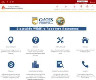 Wildfirerecovery.org(California Statewide Wildfire Recovery Resources) Screenshot