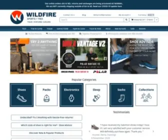 Wildfiresports.com.au(Wildfire Sports & Trek) Screenshot