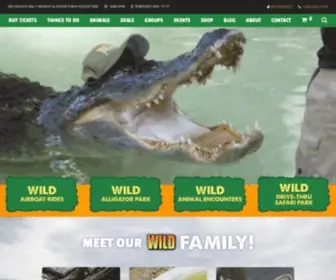 Wildfloridairboats.com(Wild Florida Airboats) Screenshot