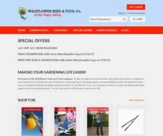 Wildflower-Seed.com(Wildflower Seed & Tool Company) Screenshot