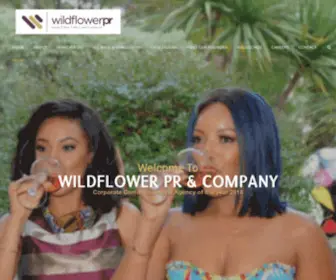 Wildflowerpr.com(WildFlower PR and Company) Screenshot