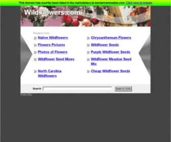 Wildflowers.com(Wildflowers) Screenshot