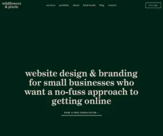 Wildflowersandpixels.co.uk(Small Business Websites & Branding) Screenshot