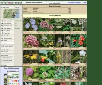 Wildflowersearch.org(Wildflower Search) Screenshot