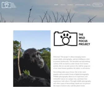 Wildfocus.org(The Wild Focus Project) Screenshot