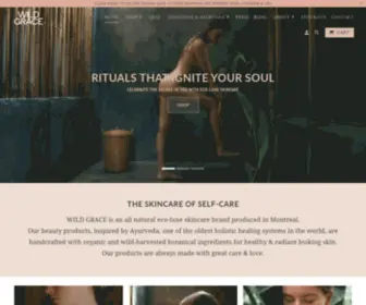 Wildgrace.ca(Ayurvedic Skin Care Products) Screenshot
