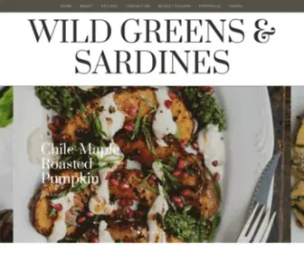 Wildgreensandsardines.com(WILD GREENS & SARDINES) Screenshot