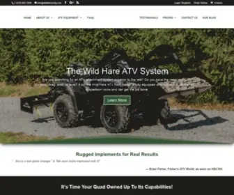 Wildharemfg.com(ATV Hydraulic Implement System) Screenshot