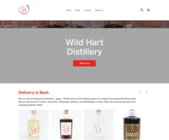 Wildhartdistillery.com(We are Aggressively Vermont. Distilling contemporary spirits) Screenshot