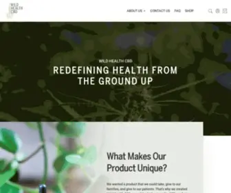 Wildhealthcbd.com(Kentucky hemp) Screenshot