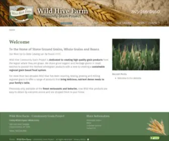 Wildhivefarm.com(Wild Hive Grain Project) Screenshot