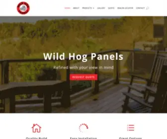 Wildhograiling.com(Wild Hog Panels) Screenshot