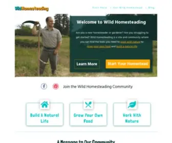 Wildhomesteading.com(Wild Homesteading) Screenshot