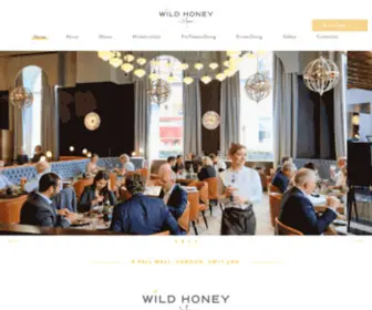 Wildhoneystjames.co.uk(Wild Honey St James) Screenshot