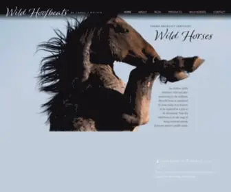 Wildhoofbeats.com(Wild Horse News Alerts & Blog) Screenshot