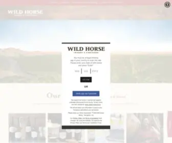 Wildhorsewinery.com(Wild Horse Winery Sustainability Born & Raised) Screenshot