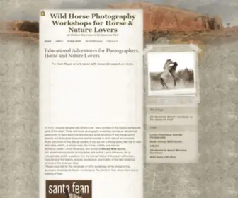 Wildhorseworkshops.com(Wild Horse Photography Workshops for Horse & Nature Lovers) Screenshot