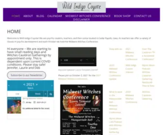 Wildindigocoyote.com(Wild Indigo Coyote) Screenshot