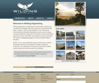 Wildingengineering.com(Wilding Engineering) Screenshot