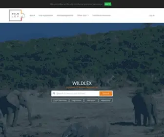 Wildlex.org(Home) Screenshot