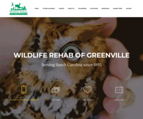 Wildlife-Rehab.com(Rehabilitating Injured and Orphaned Wildlife) Screenshot