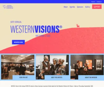 Wildlifeartevents.org(Western Visions at The National Museum of Wildlife Art) Screenshot