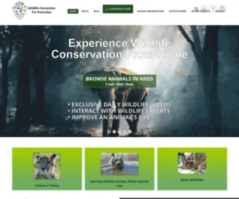 Wildlifeconnectionforprotection.com(Wildlife Connection for Protection) Screenshot