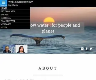 Wildlifeday.org(UN World Wildlife Day) Screenshot