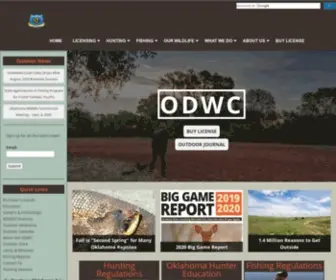 Wildlifedepartment.com(Oklahoma Department of Wildlife Conservation) Screenshot