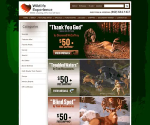 Wildlifeexperience.com(Wildlifeexperience) Screenshot
