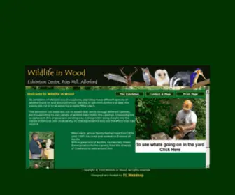 Wildlifeinwood.co.uk(Wildlife in Wood) Screenshot