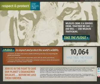 Wildlifepledge.org(Wildlife Pledge) Screenshot