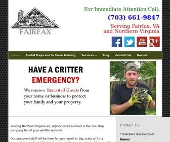 Wildliferemovalfairfax.com(Nuisance wildlife removal Fairfax VA) Screenshot