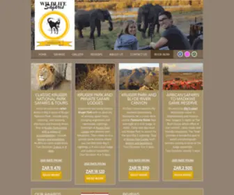 Wildlifesafaris.com(Best Kruger Park and Wildlife Tours in South Africa) Screenshot