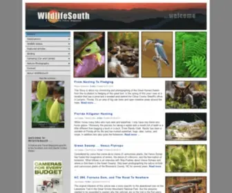 Wildlifesouth.com(A Nature and Travel Magazine) Screenshot