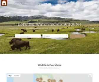 Wildlifeviewingareas.com(A Guide to North American Wildlife Viewing Opportunities) Screenshot