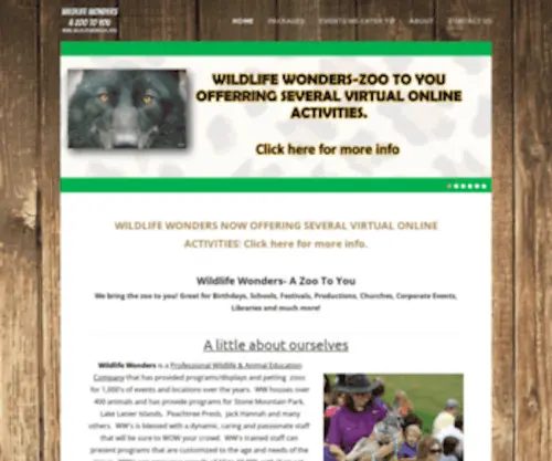 Wildlifewonders.org(Wildlife Wonders) Screenshot