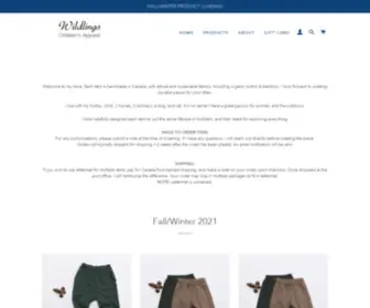 Wildlings.ca(Wildlings Children's Apparel) Screenshot