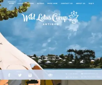 Wildlotuscamp.com(Wild Lotus Camp) Screenshot