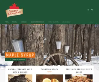 Wildlycanadian.com(The Canadian Wild Rice Mercantile Ltd) Screenshot