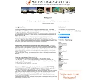 Wildmadagascar.org(Madagascar) Screenshot