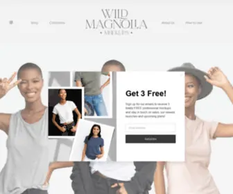 Wildmagnoliamockups.com(Wild Magnolia Mockups) Screenshot