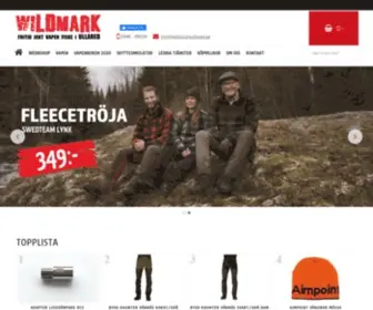 Wildmarkullared.se(Vapen i Ullared) Screenshot